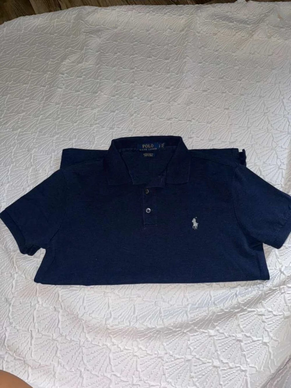 Ralph Lauren Navy Polo with Embroidered Pony